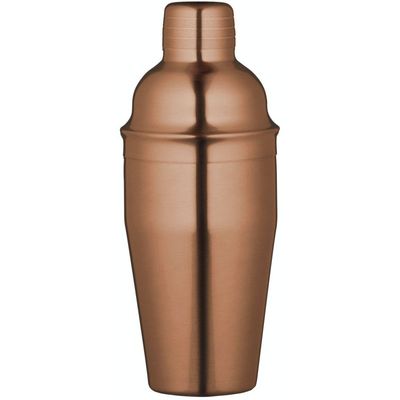 BarCraft Art Copper Finish 500 ml Cocktail Shaker