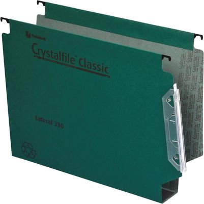 Rexel Crystalfile Classic 330 Lateral File 50mm Green (25) - Thumbnail 2