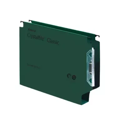 Rexel Crystalfile Classic 330 Lateral File 50mm Green (25)