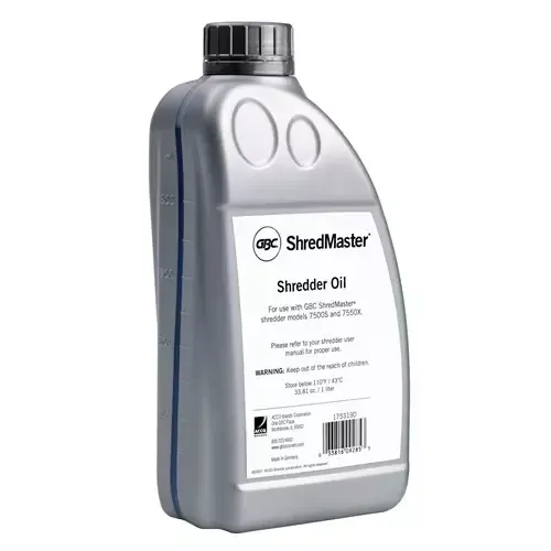 Rexel Shredder Oil 7500S/7550X 1 liter for Wide Entry models - Image 1