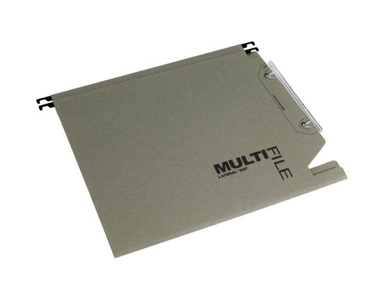Rexel Multifile `330` Lateral File Green 15mm (50). Product colour: Green Green Green Green Green Green. Depth: 280 mm. Package width: 350 mm Package depth: 437 mm Package height: 437 mm