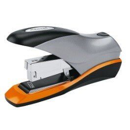 Rexel Optima 70 Low Force Heavy Duty Stapler Silver/Black - Image 1