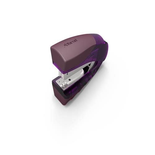 Rexel Centor Half Strip Stapler Translucent Purple - Image 1