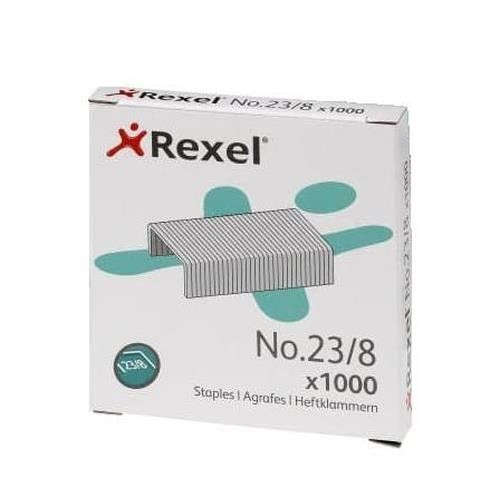 Rexel No. 23/8 Staples (1000) - Image 1