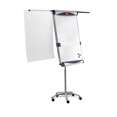Nobo Impression Pro Mobile Steel Magnetic Whiteboard Easel with Extended Display Arms - Thumbnail 2