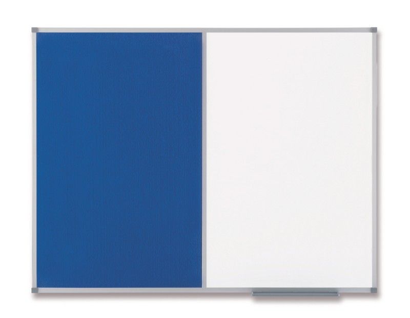 Nobo Classic Combi Felt/Steel Noticeboard 120x90cm - Image 1