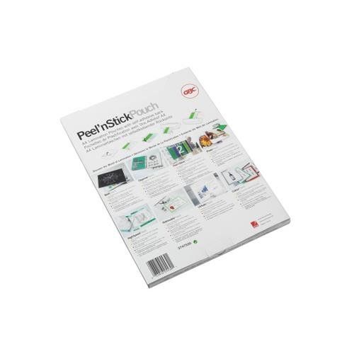 GBC Lamination Pouch A4 Adhesive Gloss 100 Micron - Image 1