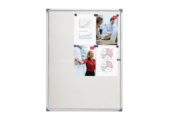 Nobo Extra Flat Glazed Case 9xA4 Magnetic 1902282