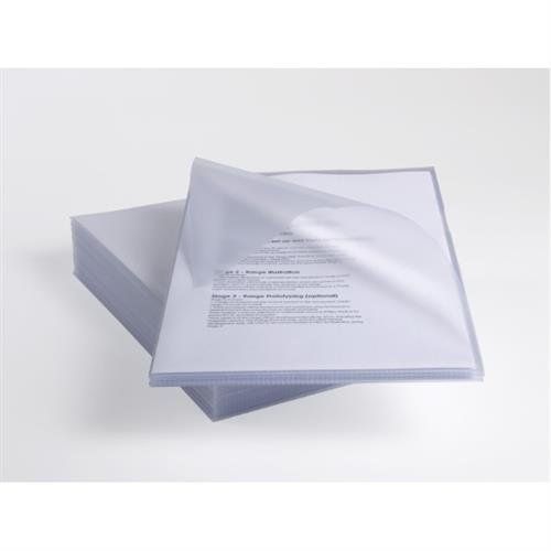 Rexel Anti-Slip A4 Folders Clear (25) - Image 1