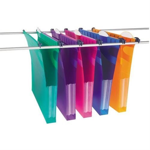Rexel Multifile Extra Secura Foolscap Suspension File Assorted(10) - Image 1