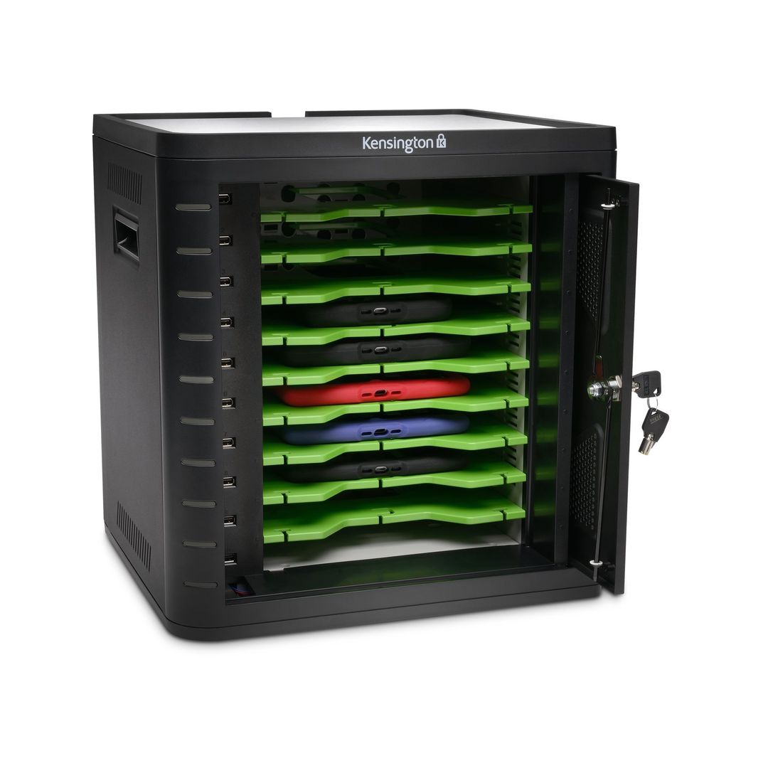 Kensington Charge & Sync Cabinet, Universal Tablet — Black - Image 1