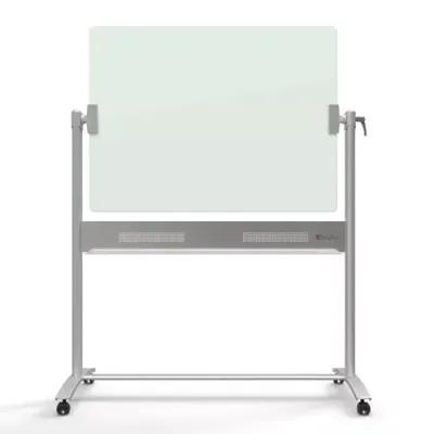 Nobo Brilliant White Glass Mobile Whiteboard 120x90cm - Thumbnail 2