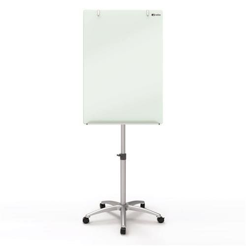 Nobo Glass Mobile Easel Brilliant White - Image 1