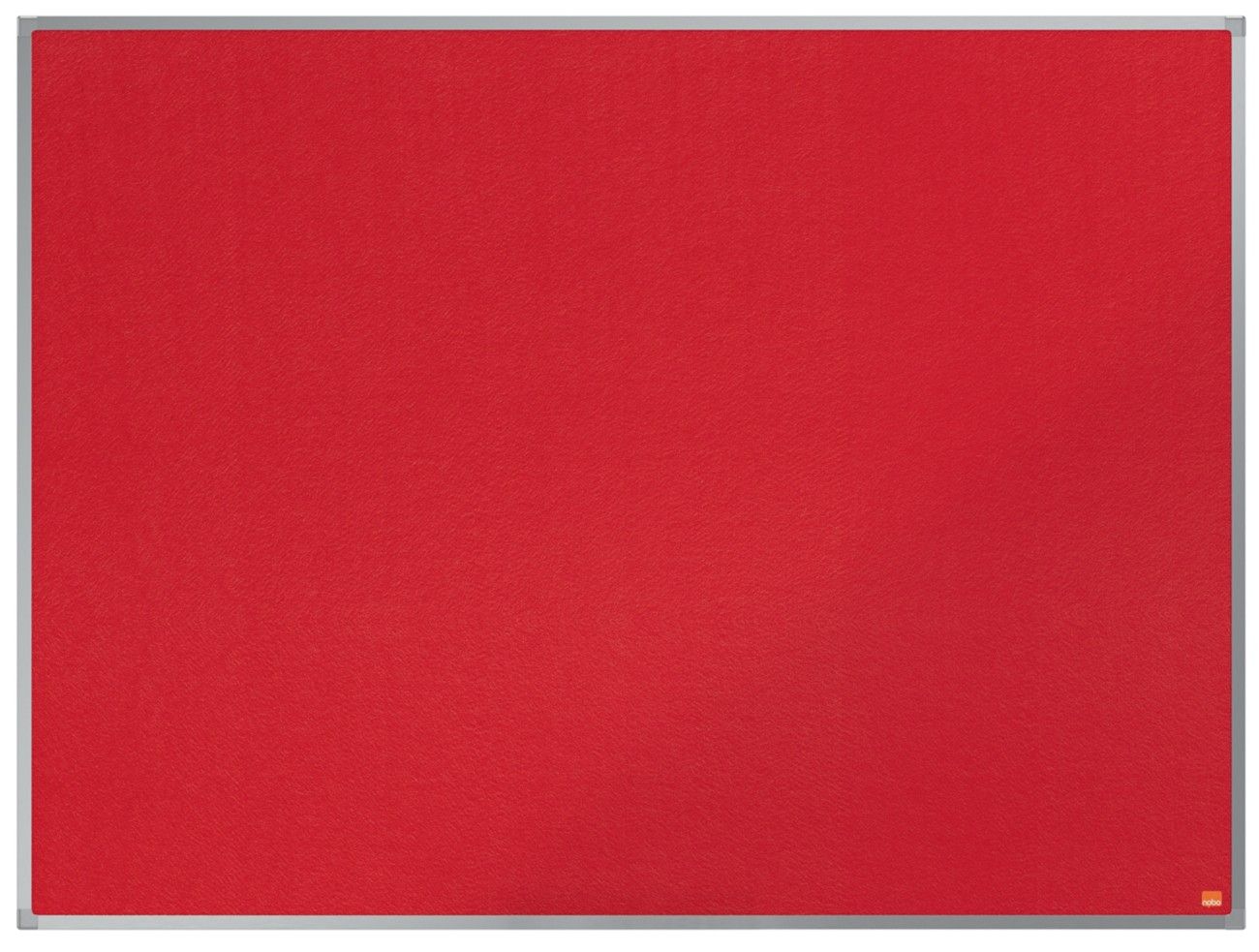 Nobo Basic insert notice board Red Aluminium - Image 1
