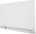 Nobo Impression Pro Glass Magnetic Whiteboard concealed pen tray 57&qu