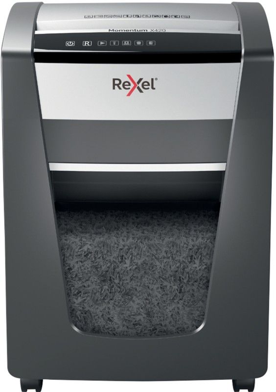 REXEL Momentum X420 Cross Cut Paper Shredder - Image 1