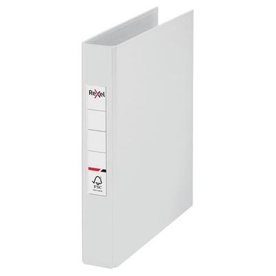 Rexel Ringbinder Choices A5 25mm 2 O-Ring White (Pack 10) - 2115562
