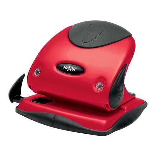 Rexel P225 hole punch 25 sheets Red - Image 1