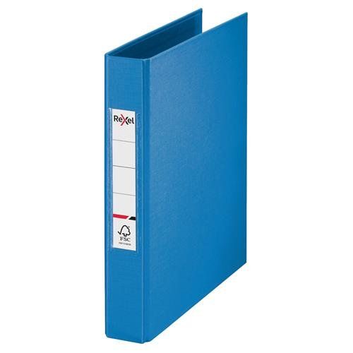 Rexel Ringbinder Choices A5 25mm 2 O-Ring Blue (Pack 10) - 2115559 - Image 1