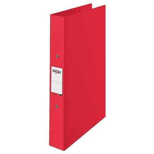 Rexel Ringbinder Choices A4 25mm 2 O-Ring Red (Pack 10) - 2115566 - Image 1