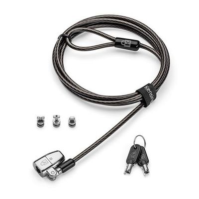 KENSINGTON ClickSafe 2.0 Universal Keyed Laptop Security Lock, Black
