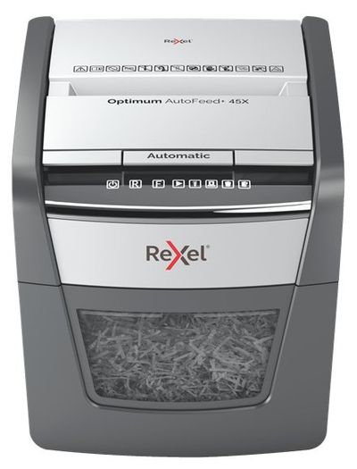 REXEL Optimum Autofeed 2020045X Cross Cut Paper Shredder