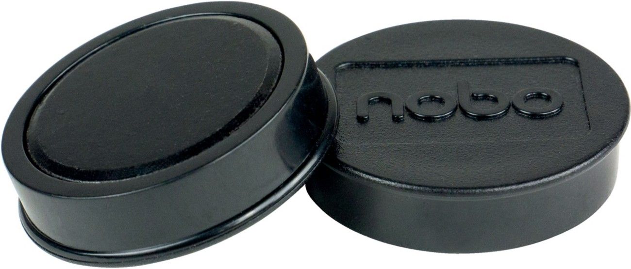 Nobo Magnetic Whiteboard Magnets 10 pack 38mm Coloured Magnets - Image 1