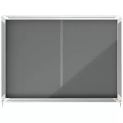 Nobo 1915336 insert notice board Indoor Grey Aluminium - Thumbnail 2
