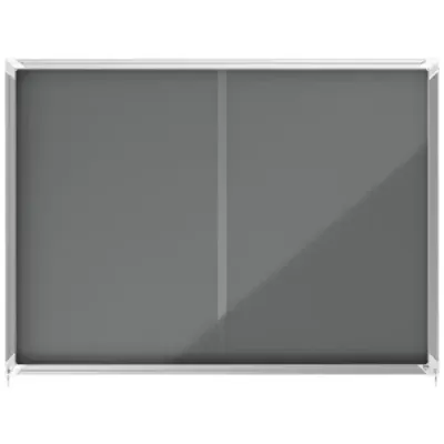 Nobo 1915338 insert notice board Indoor Grey Aluminium - Thumbnail 2