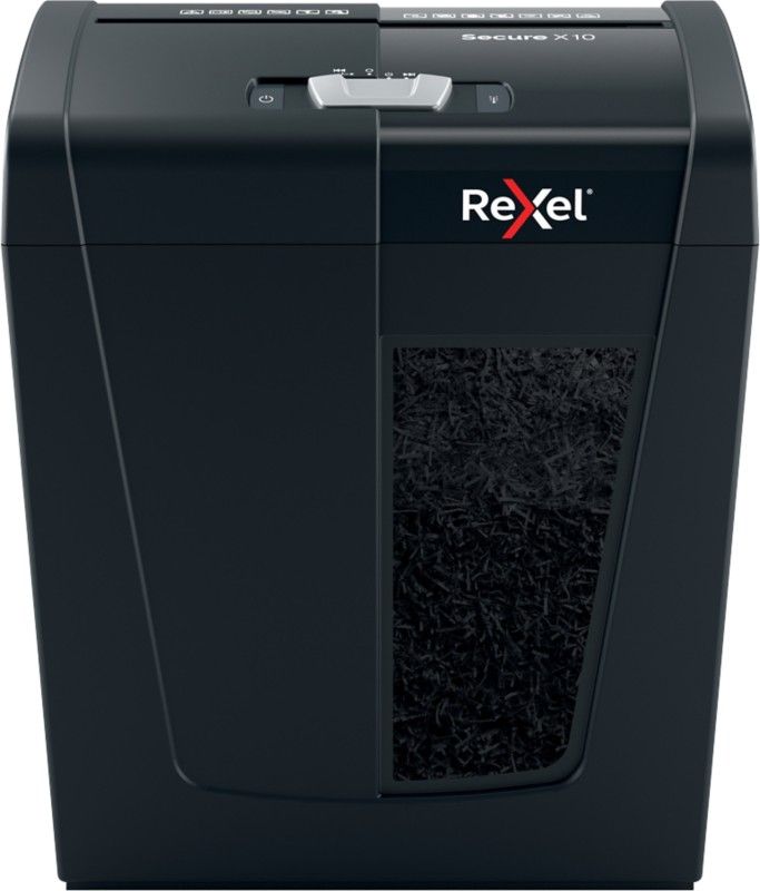 REXEL Secure X10 Cross Cut Shredder - Image 1