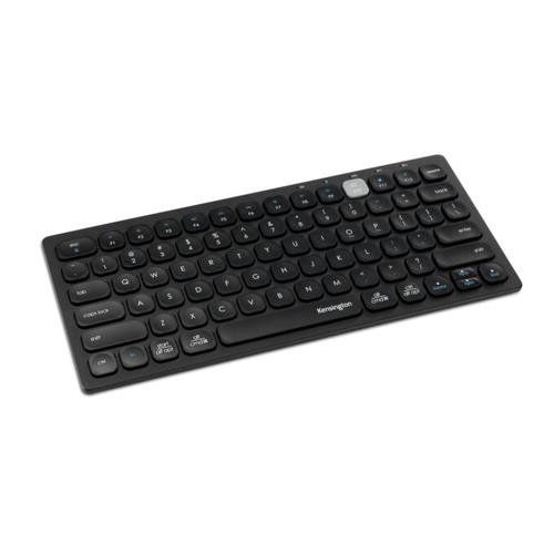 KENSINGTON Multi-Device Dual Wireless Compact Keyboard - Black, Black - Image 1