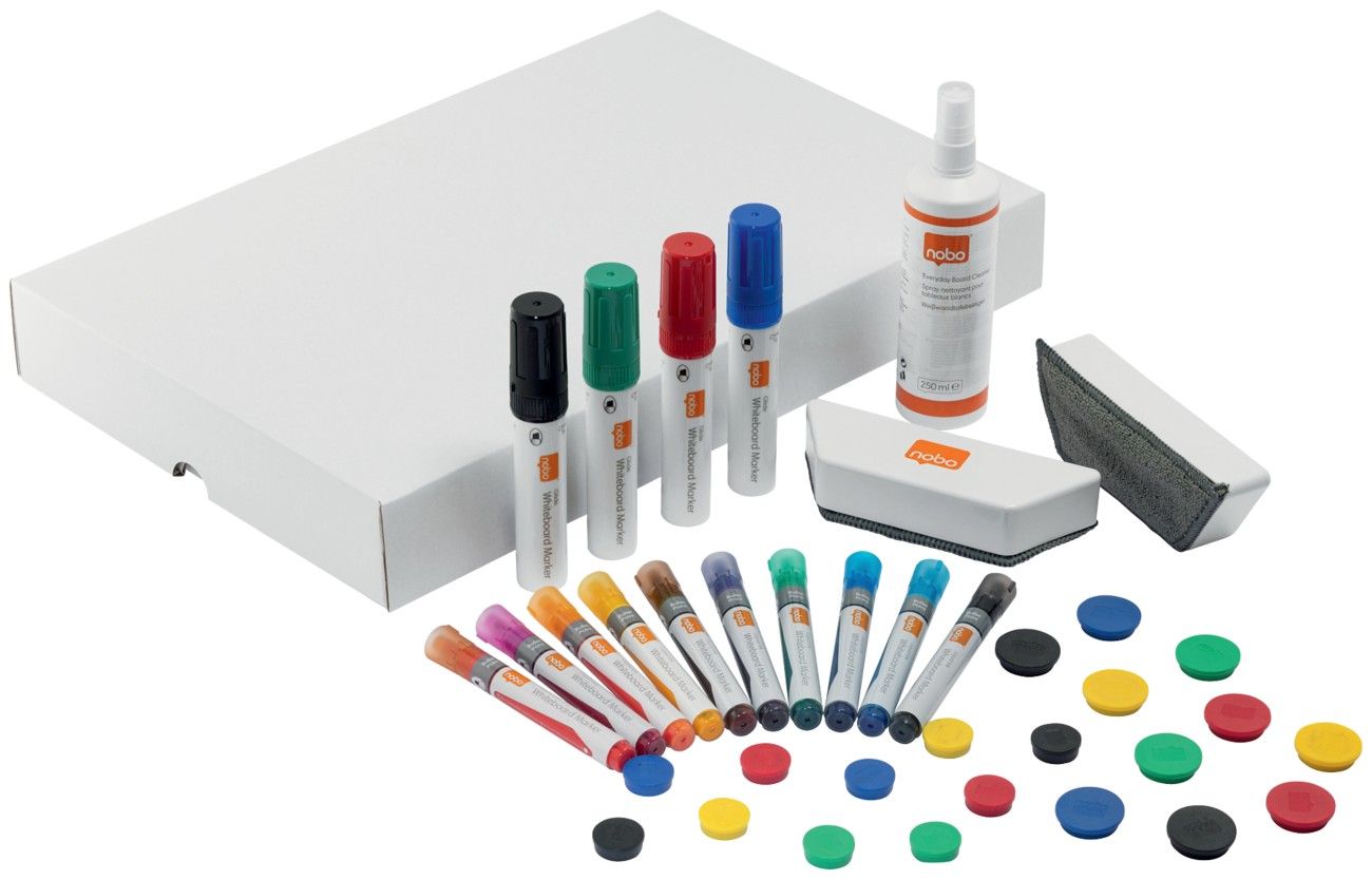 Nobo Move & Meet Mobile Collaboration System Whiteboard Accessory Kit - Image 1