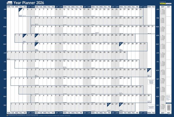 Sasco Year Planner Unmounted 2027 2410286