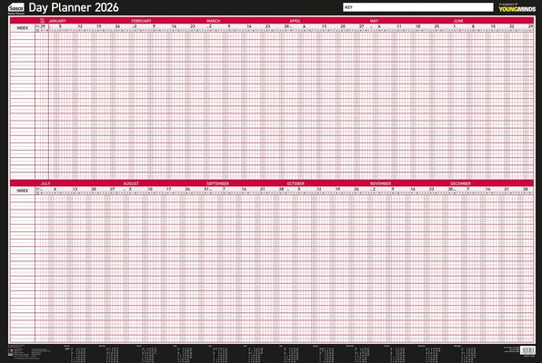 Sasco Day Planner Mounted 2027 2410295