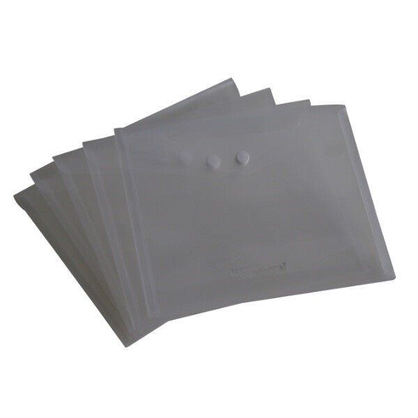 Rexel Ice Popper Wallet Landscape A4 Clear (5) - Image 1