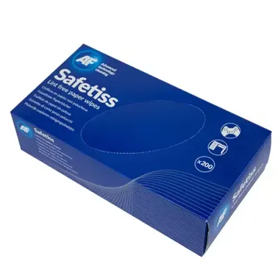AF SAFETISS PACK OF 200 WIPESLINT FREE PAPER WIPES