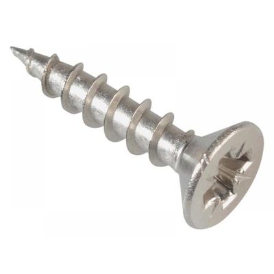 Forgefix POZI3516SS Multi-Purpose Pozi Compatible Screw Csk St S/Steel 3.5 X 16Mm Box 200