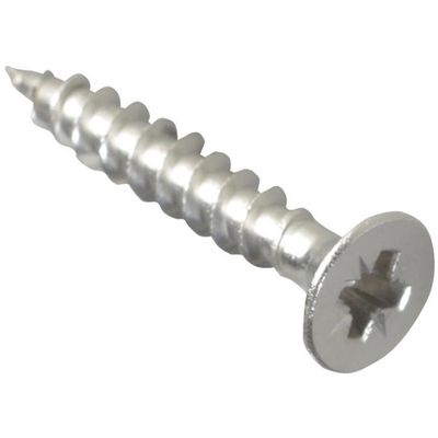 Forgefix POZI425SS Multi-Purpose Pozi Compatible Screw Csk St S/Steel 4.0 X 25Mm Box 200 - Thumbnail 2