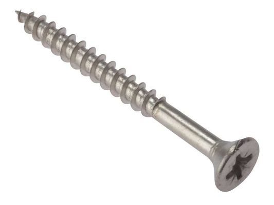 Forgefix Multi-Purpose Pozi Screw Csk St Stainless Steel 4.0 X 40mm Box 200 - Grey - Thumbnail 2