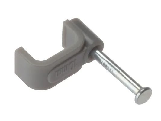 Forgefix FCC15G Cable Clip Flat Grey 1.50Mm Box 100 - Thumbnail 2