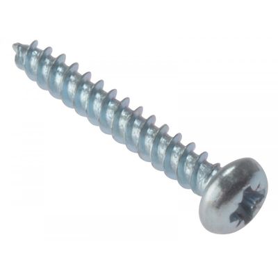 Forgefix RH28ZP General Purpose Pozi Compatible Screw Round Head Tt Zp 2In X 8 Box 200
