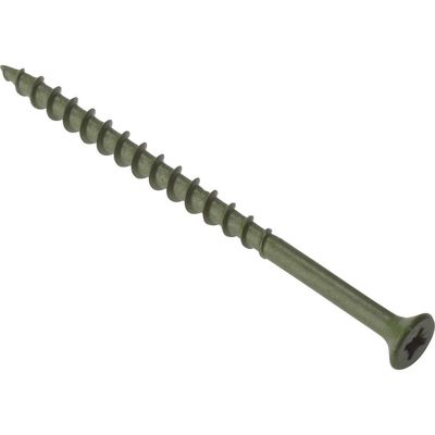ForgeFix Decking Screw Pozi ST Green Anti-Corrosion Treated 4.5mm 55mm Pack of 1000