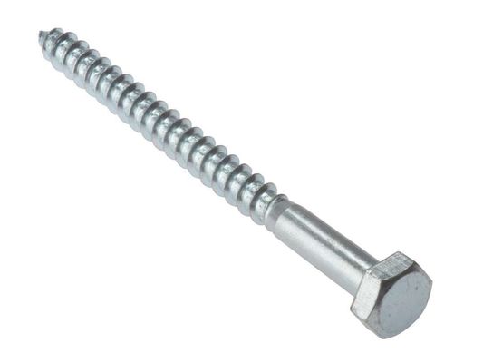 Fandf 5CS12100 Coach Screws - Zinc Plated M12 X 100Mm (Bag Of 5)
