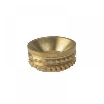 Forgefix 100SCS8B Screw Cup Sockets Solid Brass Polished No. 8 Bag 100