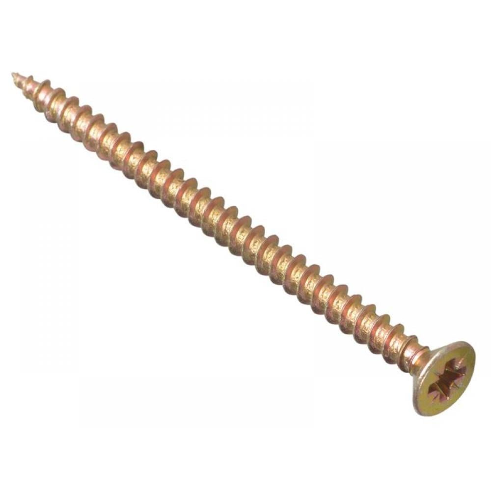 Forgefix MPS4560Y Multi-Purpose Pozi Compatible Screw Csk St Zyp 4.5 X 60Mm Box 100 - Image 1