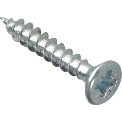 Forgefix MPS425ZP Multi-Purpose Pozi Compatible Screw Csk St Zp 4 X 25Mm Box 200