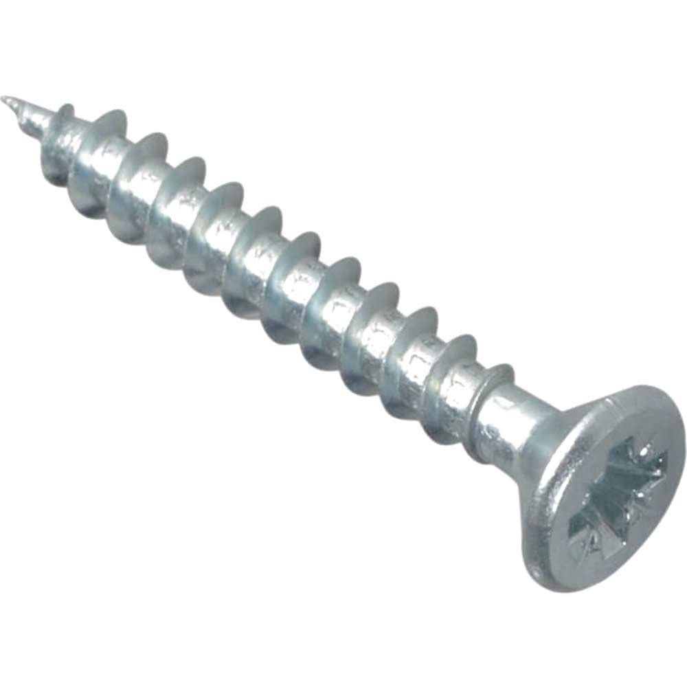Forgefix MPS430ZP Multi-Purpose Pozi Compatible Screw Csk St Zp 4 X 30Mm Box 200 - Image 1