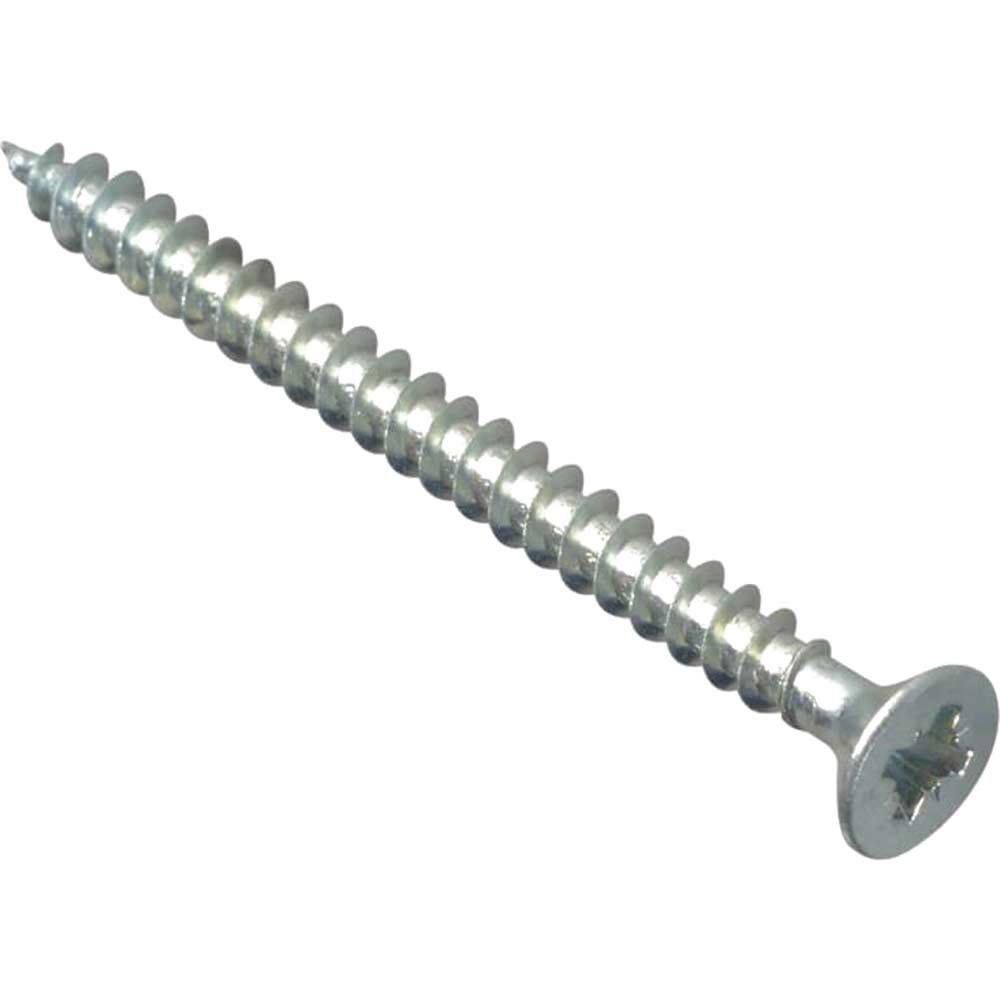 Forgefix MPS450ZP Multi-Purpose Pozi Compatible Screw Csk St Zp 4 X 50Mm Box 200 - Image 1