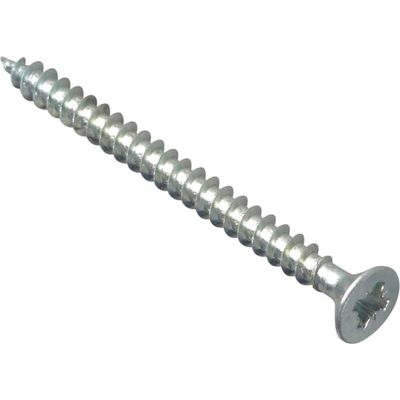 Forgefix MPS450ZP Multi-Purpose Pozi Compatible Screw Csk St Zp 4 X 50Mm Box 200
