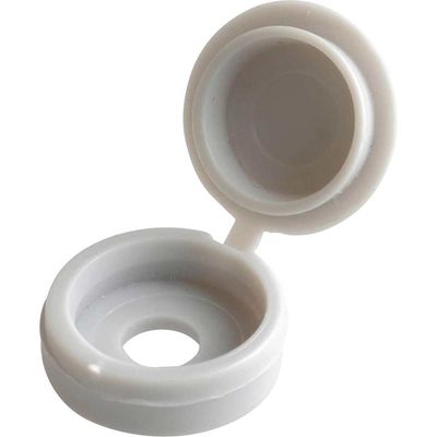 Forgefix 100HCC10 Hinged Cover Cap Grey No.6-8 Bag 100